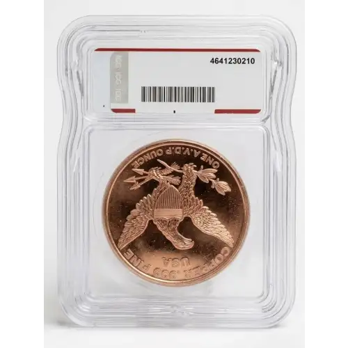 NO DATE - 1oz Canada Maple Leaf Design Copper Round - ICG ANY GRADE (D-12)